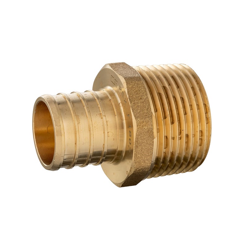 EFIELD (Pack of 5) Pex 3/4 Inch x 3/4 Inch Male NPT Adapter Brass Crimp Fittings,(PEX1807021-5PCS) - Image 4